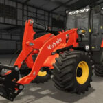 Kubota R640 wide tires + rim color V1.0